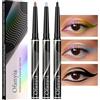 Lucoss Penna per ombretti multicroma, 2-in-1 Gel Eyeliner per Eyeshadow Stick, Eyeshadow Shimmer ad alto pigmento, Impermeabile Long Lasting Metallic Eyeshadow Makeup (Set B)
