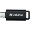 Verbatim pen disk drive usb 3.2 gen 1 64gb retractable usb-c