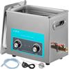 VEVOR 6.5L Pulitore Ultrasuoni Digitale Ultrasuoni Dispositivo in Acciaio Inox 304 con Riscaldatore Timer Macchina di Pulizia Uso Commerciale Domestico Personale