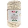 Filato Macramè Cordy Glitter Crema