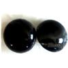 Occhi di Plastica Neri con Asola 12mm