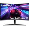 Samsung Monitor Curvo 27" FHD 100Hz 4ms VA Speaker Samsung LS27D396GAUXEN PC Gaming