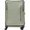 MANDARINA DUCK ECO COATED TROLLEY MEDIUM ESPANDIBILE SOFT PINE GREEN