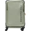 MANDARINA DUCK ECO COATED TROLLEY LARGE ESPANDIBILE SOFT PINE GREEN