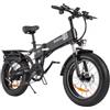 Ridstar H20 Bicicletta elettrica pieghevole, motore 1000W, batteria 48V 15AH, pneumatici grassi 20*4.0inch