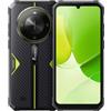 FOSSiBOT F105 Smartphone robusto, schermo HD+ da 6,745 pollici, batteria da 10300mAh, 4GB RAM+64GB ROM - Verde