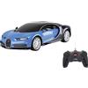 JAMARA 405137 - Bugatti Chiron Macchinina 1:24 40Mhz Interni Simili all'Originale, Blu