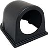 Simoni Racing PSR/1 Porta Strumenti Orizzontale Universale, 1 Foro, Supporto Calibro Cruscotto Gauge da 2 pollici/52mm, Porta Strumenti da Cruscotto, ABS Nero