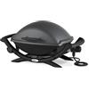 Weber Q2400 Barbecue Elettrico 55x39cm Grigio Scuro per Balcone e Giardino