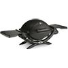 Weber Q 1200 Barbecue Portatile a Gas Nero 2600W Grill Rettangolare in Alluminio
