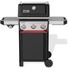 Weber Spirit E-335 Barbecue a Gas GPL 3 Fornelli Nero Acciaio Inox per Esterno