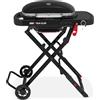 Weber Traveler Barbecue a Gas Portatile Nero 3200W con Carrello e Ruote