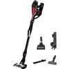 Rowenta RH9293 Air Force Flex Aspirapolvere a Bastone 2in1 Senza Filo Nero/Rosso