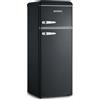 Severin KS9957 Frigorifero Doppia Porta 209L Classe E Nero Cromo