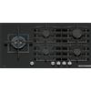 Bosch Serie 6 PPM9A6I40 Piano cottura a gas 90 cm 5 fuochi vetro temperato nero