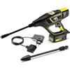 Kärcher KHB 5 Idropulitrice a Batteria 24 bar 200 l/h Nero e Giallo Set Completo
