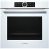 Bosch Serie 8 HBG635BW1 Forno elettrico da incasso 71L bianco touch control