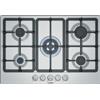 Bosch Serie 4 PGQ7B5B90 Piano cottura a gas 75 cm 5 fuochi Acciaio inox da incasso