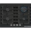 Bosch Serie 4 PNP6B6K40 Piano cottura a gas 60 cm 4 fornelli vetro nero da incasso