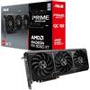 ASUS Prime AMD Radeon RX 9060 XT OC Edition, Scheda Grafica 8 GB GDDR6, 128 Bit, PCIe 5.0, 1 HDMI 2.1, 2 DisplayPort 2.1, Design a 2.5 Slot, Ventole Axial-Tech, GPU Tweak III, PRIME-RX9060XT-O8G