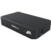 DIGIQUEST Decoder tivùsat Classic Q10 | Ricevitore satellitare HD tivùsat | Mediaplayer, Telecomando 2 in 1 e Smartcard tivùsat inclusa | Colore: Nero