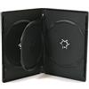 Mediarange BOX15 50 custodie 3 posti per cd, dvd e blu ray con tasca trasparente per copertina e spessore di 14mm