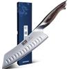 HOSHANHO Coltello da Cucina da 18 cm, Affilato Giapponesi Coltello Santoku