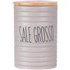 Villa d'Este Home Tivoli Barattolo sale grosso 750 ml in ceramica, coperchio in bambù, Shapes