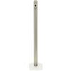 SECURIT - Colonna Posacenere - Per Bar, Ristoranti, Pub, Negozi - Acciaio Inox Spazzolato - 100 cm
