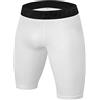 PowerLayer Under Gear da Uomo Compresso Base Layer Pantaloncino Termico - Bianco, XXL