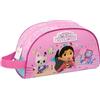 Safta GABBY'S DOLLHOUSE PARTY - Beauty case grande per bambini, adattabile al carrello, ideale per bambini dai 5 ai 14 anni, comodo e versatile, qualità e resistenza, 26 x 16 x 9 cm, colore rosa