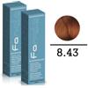 FANOLA CREMA COLORE N.8.43 BIONDO CHIARO RAME DORATO 100 ML - 1 pezzo