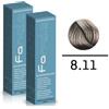 FANOLA CREMA COLORE N.8.11 BIONDO CHIARO CENERE INTENSO 100 ML - 1 pezzo