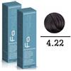 FANOLA CREMA COLORE N.4.22 CASTANO VIOLA INTENSO 100 ML - 1 pezzo