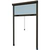 HUFIRMA Zanzariere Alluminio Hu-Firma Verticale Marrone cm.120x250