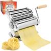 Imperia Macchina per Pasta Manuale con Manovella Sfogliatrice acciaio cromato Argento