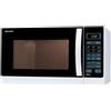 Sharp R-742WW - Forno a microonde combinato, 25 L, 900 W, Classe A, microonde e grill, Bianco