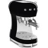 Smeg Macchina da Caffè Espresso Manuale 50's Style - Nero LUCIDO - ECF02BLEU