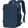 Cmezevi Zaino da Viaggio 20L 40x20x25 cm - Bagaglio a Mano Cabina per Ryanair, EasyJet - Zaino Porta PC 15, Leggero - Blu