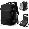 VGCUB Zaino Da Viaggio Aereo 45x36x20 – Pompa Manuale E Sacco Sottovuoto, Porta PC 15,6 Pollici, Antifurto