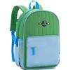 VASCHY Zaino Bambino, Zaino Scuola Elementare Bambini Zainetto Asilo Bambina 4-6 Anni 11L Verde Blu