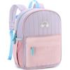 VASCHY Zaino Bambina, Zaino Scuola Elementare Bambini 7L Zainetto Asilo Bambina 2-4 Anni Viola Rosa