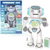 Lexibook Powerman Max - Robot éducatif et programmable pour jouer et apprendre - Jouet pour garçons et filles - Parle en français, danse, musique, STEM, raconte des histoires, lance des disques - ROB80FR