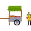 NOCH Tiny-Scenes - Bastone da Frutta per modellismo H0 con Statuette per Mercato settimanale