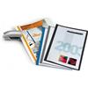 DURABLE CARTELLINA A4 Durabind AZZURRO per RILEGATURA A PUNTI 2250 DURABLE (Conf.25)