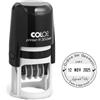COLOP Timbro DATARIO R30 diametro 30mm 4righe autoinchiostrante personalizzabile COLOP