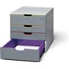 DURABLE CASSETTIERA A 4 CASSETTI VARICOLOR SAFE DURABLE