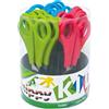 LEBEZ Barattolo 24 forbici SNIPPY centimetrate 13,5cm punta tonda LEBEZ
