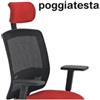 Unisit Poggiatesta Rosso per seduta Molly A