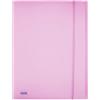 FAVORIT Cartella 3L c/elastico PPL PASTEL lilla f.to utile 24x33cm Favorit